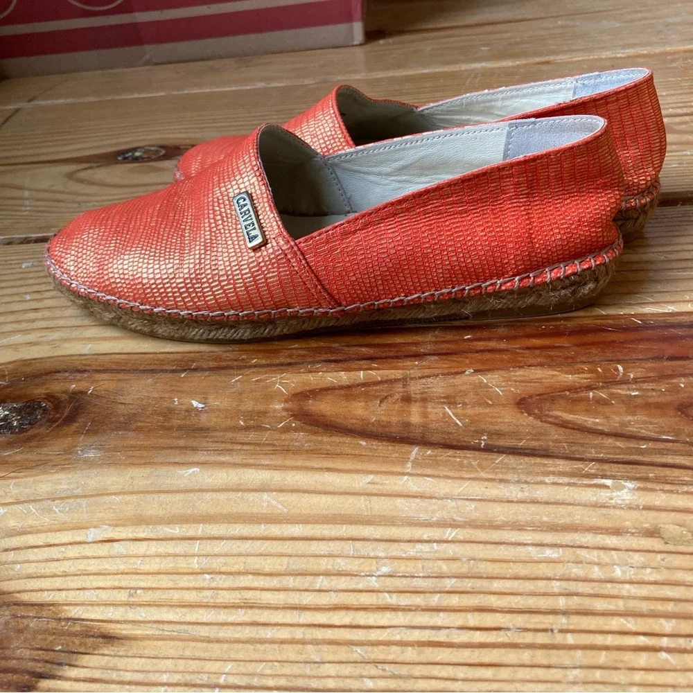Carvela Orange Women's Espadrille Shoes Size EU 37/US 7